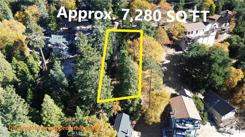 Fantastic lakeview lot with private woodsy setting near popular Lake Gregory! Approx. 7,280 SQ FT of gorgeous natural forest setting with large pines, oaks, cedars and fir trees all around. All utilities (water,sewer,natural gas, electric, phone, high speed internet, cable) are conveniently located at or near the county maintained street. Down sloping lot, ideal for a level entry home with serene panoramic lake and mountain views. No HOA or Mello Roos! Great opportunity for a contractor/builder or for a custom vacation rental/2nd home. Another well appointed lakeview home near Lake Gregory just sold recently for above $1 million dollars. As a short term rental that same home rented for around $1,000 to $2,000 per night! Vacation rentals/short term rentals are allowed with minimal San Bernardino County restrictions and required permit. OWNER MAY CARRY/FINANCE with a reasonable down payment! Don't miss this extraordinary lakeview lots located in the popular San Moritz area...make your offer today!