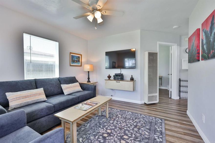 Furnished seasoned rental but could be available long term as well. Call for pricing. Looking for a place that is close to the beach, restaurants, shopping, and Coronado? Look no further. This cozy one-bedroom is right off Highway 75/Palm Ave.  Comes with, a BBQ Grill, washer, dryer, TV, and everything you need for a comfortable stay.  Large front yard that is fully gated with a private entrance. Street parking only.   7.2 miles to the Naval Amphibious Base Coronado 2.6 Miles to the Silver Strand Training Complex 2.8 miles to the Naval Outlying Landing Field Imperial Beach 9.8 miles to the North Island Naval Air Station  One pet may be approved.   Available year-end for short-term or long-term.  Long-term prices vary.