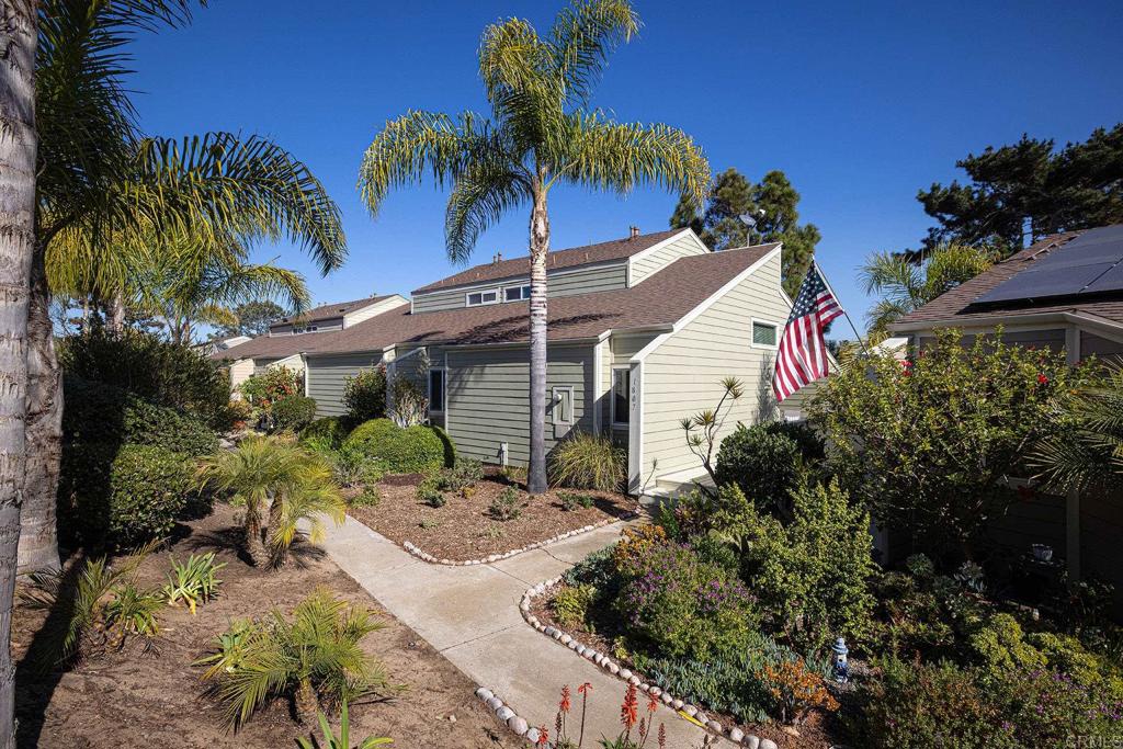 Have it all at the oceanfront community of SeaBluffe, Leucadia-Encinitas! #1. Coveted, edge of the continent location, west of the Pacific Coast Highway 101. #2. Secure, guard-gated community. #3. Forty-four acres of private, park-like, landscaped grounds. #4. Super HOA amenties: Pools, Jacuzzi, pickleball and tennis, tot lot, clubhouse, private steps to the beach. #5. Wonderful, three-bedroom, split-level townhome with high ceilings and abundant windows, light and bright, nice upgrades. #6. Private 2-car parking garage. #7. Super location: walk, bike or swim to your destination! #8. Condition is immaculate- original owner since 1974, lovingly maintained. #9. Price-under $1M in SeaBluffe. What an opportunity! #10. Move-in-ready today or bring your dream-home plans and make it happen.