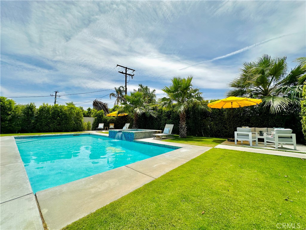 Welcome to Casa Modalo. Your home away from home. Featuring a fully furnished and stocked 4 bedrooms, 3 baths, open living area with sliding doors leading you into a lush private backyard with a newly built pool & spa where you could enjoy the mountain views while you lounge around and soak up the sun or grill & savor your favorite dishes in the outdoor dining area.