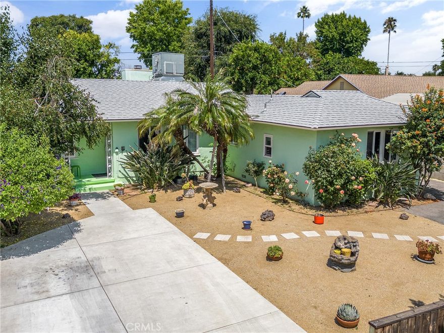 Beautiful Lake Balboa 3 bedroom, 2 bathroom home with lots of upgrades. Spacious living room with large dining area and decorative brick fireplace. Oversized bedroom with two closets including a walk-in closet, plus it's own bathroom. Dual pane windows. Copper pipes. Central air and heating. Large  detached garage with washer and dryer included. Two driveways offer plenty of parking. Drought tolerant front and back landscaping. Front porch. Rear patio. Lemon tree. Great street in a desirable neighborhood.