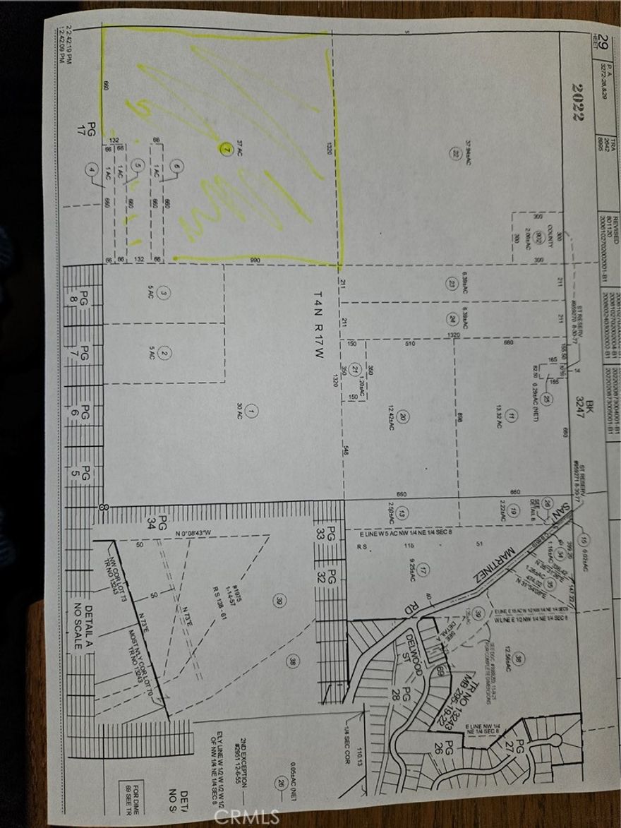 Unbelievable price for this 37 acre parcel in a fast growing community.   Don't miss out on this great price. Lots of potential here.  All homes in Val Verde have septic tanks.  Val Verde has a civic association- no charge to residents. Community features 180 acre park with pool, BBQ's, walking/running bike and horse trails.  10 minutes to Valencia, Castaic Lake and Magic Mountain.  45 minutes to Ventura beaches and Pyramid Lake.  Buyer to verify all information.