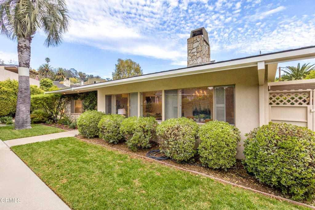 Dreaming of a place in magical Santa Barbara?? You will absolutely love this condo and location! Nestled in a quiet block of Santa Barbara's sought-after Upper East neighborhood is this spacious 2-bed, 2-bath property. It's truly single-level living. The only step is the one from the huge 2-car, attached garage into the home itself. Inside, you are greeted by soaring ceilings and gorgeous wood floors. The home boasts a generous 1655 sq ft of living space inside. An absolute ideal location in the complex in terms of being tucked away from the streets and oriented to get amazing afternoon sun and sunsets. This place harkens back to a simpler time. There's also a wonderful private pool shared by just 14 units in the community. It has private side & rear patios for easy indoor/outdoor living. The garage has loads of built-in storage to hold most anything you need. Newer A/C, water heater, and furnace. The home is just four blocks from the romantic Rose Garden across from the historic Santa Barbara Mission. Imagine the lovely picnics you'll enjoy there! And all of downtown Santa Barbara is just minutes away with its myriad of restaurants, shopping, museums, art galleries and performing arts options.