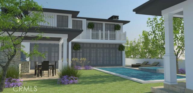 Preconstruction offering. Another fabulous presentation by California Custom Homes, this gorgeous Plantation Contemporary style home, designed by Louie Tomaro features 5 bedroom suites, 5 full baths, 2 half baths and approximately 5,100 SF of luxury living space on a 7,501 SF lot. First floor features a spacious living room with 2 story ceilings, balcony, access to patio and fireplace, formal dining room, spacious kitchen with enormous island which opens up to the great room with fireplace, breakfast nook, powder room and guest suite/5th bedroom. Upstairs features the master suite with balcony, master bath with oversized tub and stand-alone shower, 3 bedroom suites and the laundry room. Fabulous backyard with a sparkling pool, spa, outdoor bbq, dining area, gazebo and storage. Other features include a home theatre, elevator, wine cellar and 4 car garage. Completion in February/March of 2015.