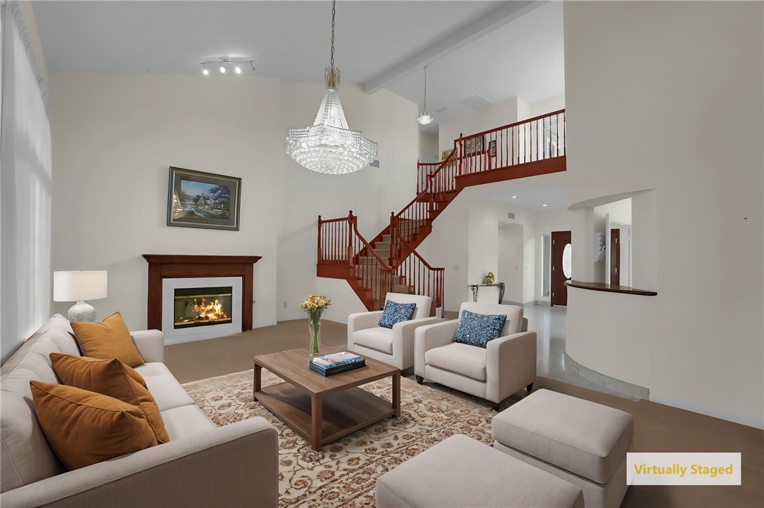 Price Improvement!!! Discover 1048 Highlight Dr., a stunning estate offering space, comfort, and modern upgrades in a highly sought-after West Covina neighborhood!
This exceptional 4-bedroom + oversized BONUS ROOM, 4.5-bathroom home is set on a sprawling 27,971 sqft lot (0.64 acres), providing the perfect blend of luxury and tranquility.
Inside, you'll find a thoughtfully designed layout featuring a private first-floor master suite, multiple living room and dining areas, and a versatile oversized bonus room—perfect as an additional bedroom, home office, or loft. The chef’s kitchen is a dream for cooking enthusiasts, equipped with a 5-burner stove and double ovens. Upstairs, generously sized bedrooms are complemented by two full bathrooms.
This home is also energy-efficient, thanks to 20+ owned solar panels installed in 2023.
Step outside to your private oasis, complete with a sparkling pool and a dedicated pool house featuring its own bathroom and shower—ideal for entertaining or relaxing in style. Enjoy the serenity of this quiet, desirable neighborhood, just minutes from scenic hiking trails, markets, Mt.SAC, CalPoly Pomona, good schools, and everyday conveniences.
Don't miss this rare opportunity to own a spacious, upgraded home in an unbeatable location. Schedule your private showing today!