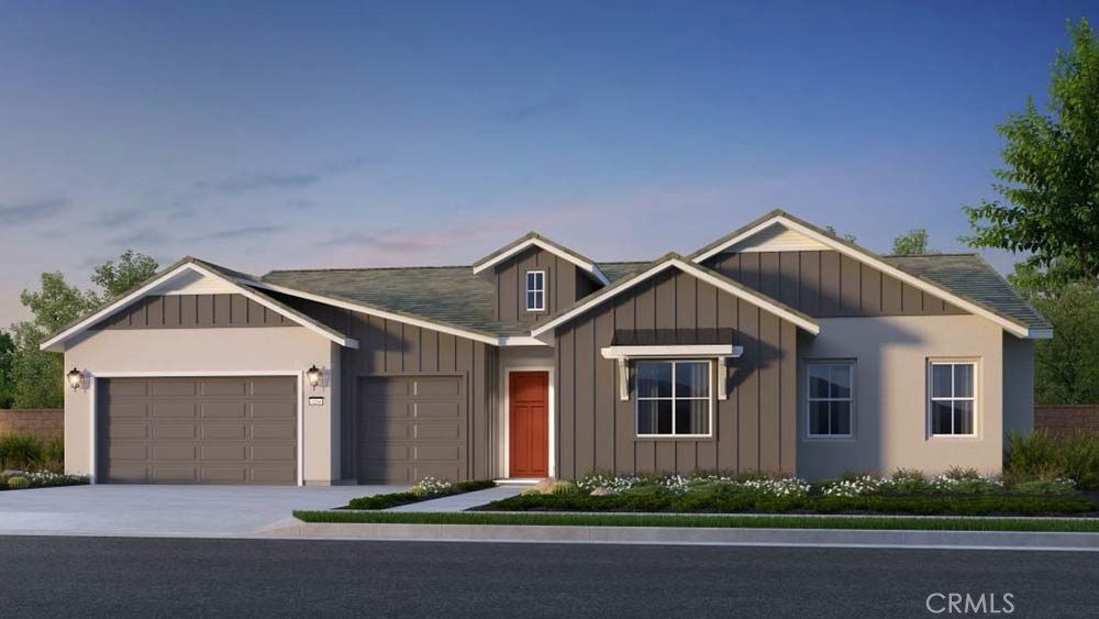 New Construction – October Completion! Built by Taylor Morrison, America's Most Trusted Homebuilder. Welcome to the Iris floor plan at La Colina Estates! This beautiful single-story home greets you with a welcoming front porch and foyer, leading to a great room that opens to the dining room and a spacious gourmet kitchen with a grand center island. Equipped with a walk-in pantry and a home management station, it ensures everything you need is at your fingertips. The covered outdoor living area, connected to the great room, is perfect for entertaining in the gorgeous Southern California weather. The primary suite offers ultimate relaxation with dual vanities, a spacious shower, a separate soaking tub, and a large walk-in closet. Down the hall, you'll find three secondary bedrooms, two and a half bathrooms, and a secondary bedroom with a private bath and walk-in closet. Ideal for growing families and hosting guests, the Iris plan also features a centrally located laundry room and a three-car garage with ample storage. This home boasts amazing amenities, including a chef-inspired kitchen, upscale countertops, designer fixtures, air filtration, and more. Design upgrades include: upgraded lighting throughout, matte black, upgraded bath fixtures and hardware, GE Monogram built-in side by side refrigerator. Photos are for representative purposes only. MLS#IG24222606