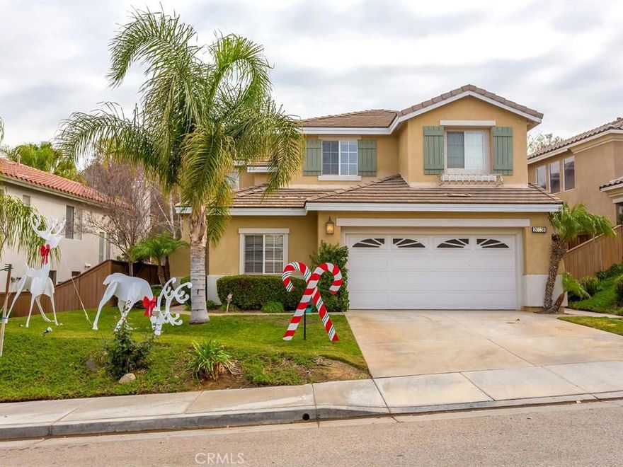 Beautiful 2 story home ready for new owner. This house has been lovingly maintained. There is a full bedroom and bath downstairs currently being used as an office. The large living room is light and bright with a 2 story ceiling.  Downstairs floors are laminate except for the tile entry and downstairs bathroom. The kitchen has been upgraded with granite counter tops, stainless steel appliances, center island, large pantry, under cabinet lighting, etc.  The kitchen has a nice eating area and is open to the family room. The family room has custom made cabinets built-in on both sides of the fireplace.  Great place to store all your sound equipment, cd's and dvd's.  Anderson French doors open up to the covered patio. The patio roof is "Aluma Wood" which is very attractive and low maintenance.  Sitting under the fan above you can enjoy the soothing sounds of the waterfall spilling into the gracefully proportioned spa.  What a great place to relax!!  Upstairs has 2 additional bedrooms, a loft area and a master suite. Master bath has dual sinks and a separate tub and shower. A walk-in closet with access to attic storage completes the master suite. This house is conveniently located on a small cul-de-sac street.  There is also a 3 car garage with lots of storage.