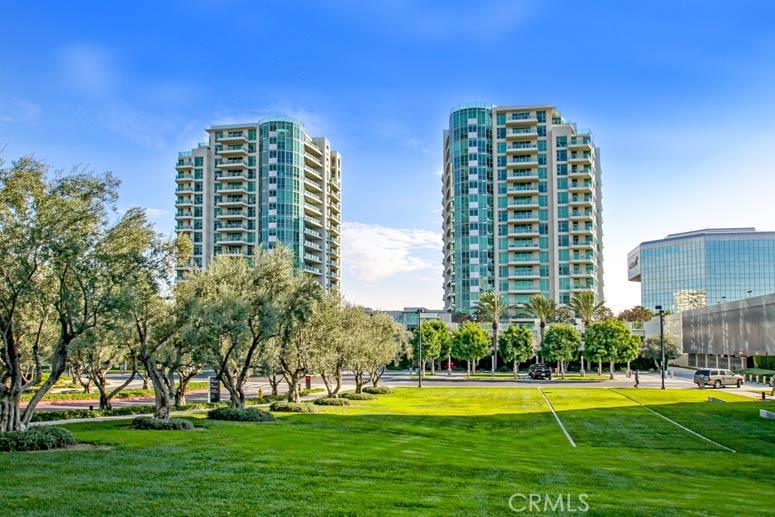 Experience the high rise Luxury Living at the renowned Marquee Park Place. This rare 2 bedroom 2 bath "plan A" 12th floor condo is one of the most desired units offering a 180 degree unobstructed city views of Irvine available for lease as furnished. A great private and open floor plan with open air balcony Highly upgraded interior with light wood floors, stainless appliances, granite kitchen and bathroom countertops, slate and marble floor in bathrooms. shower and Tub with double sinks in master bedroom. Large pool view Balcony with access from both bedrooms. Inside laundry plus a storage room perfect for additional closet space Amenities include a full service 24 hours concierge, live guard gated, quest parking, club house, movie theater, swimming pool Spa, billiards room, barbecue area, fitness center and walking distance to various shops, food court, mother' market, Starbucks and LA Fitness. Accessibility is great with short driving distance to 405 freeway and close to Irvine business district and hotels.