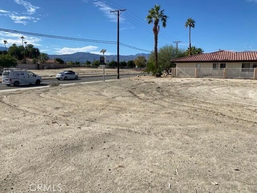 Located in the serene desert landscape of Bermuda Dunes, this 0.23-acre vacant land at 0 Ave 42nd offers a unique investment opportunity close to the Indian Wells Tennis Gardens, shopping, dining, and schools, providing a convenient and desirable location. The lot faces south with north alley access, offering both sunlight and privacy. With potential for duplex development, this property could generate substantial rental income during peak seasons. Alternatively, it's an ideal spot to build a custom dream home, tailored to your unique tastes and needs. The estimated land value ranges from $200,000 to $500,000, with potential to increase significantly upon development. This property benefits from long-term real estate appreciation and potential tax benefits, making it an attractive choice for investors and homeowners alike in the Coachella Valley. Additionally, a land survey has been completed, and blueprints are available upon request, providing a streamlined path to development.