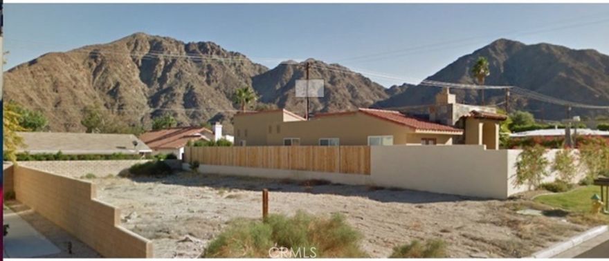A great property in La Quinta Cove, nestled along the Santa Rosa mountains, with 180 degrees beautiful mountain views. Lot size, 5,227 sq ft., is bigger than regular lot size in the cove. Walls already existing on two sides. One lot remaining in-fill lot on developed street. Located next to the corner house 52-990 Avenida Villa. Very nice and friendly neighborhood with nice homes such as Contemporary, Santa Fe, or Mediterranean style home. No Homeowner’s Association fees. Clear skies for star gazing in your spa. (College of the Desert, 10 miles from the property offers Astronomy classes). Property is less than a mile from the Bear Creek Canyon Trail and Park. It is one block to access concrete bike trail going up to the Bear Creek Canyon Trail and Park. Drive nearby to Hwy 111, which is a major road to Indio, Palm Spring, Palm Desert, and other cities where shopping, theaters, restaurants, entertainment centers and other need-based outlets abound. Multiple Arnold Palmer golf courses are nearby, including the Arnold Palmer Private Course at PGA West and the Arnold Palmer Classic Course at SilverRock Resort. Lot is ready to build your dream, vacation or Air-BnB house, or park your RV while you vacation in Palm Springs, go to Coachella Festival or remote work, which is a 2 hour-drive from Los Angeles County. All Utility hook ups in place, such as public sewer, electricity, water, and Internet. Buyer accepts responsibility for verifying all information, location, size, zoning, utilities and building requirements, etc. with City of La Quinta and Riverside County. Property sold as is.