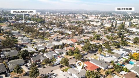 A home in Fullerton