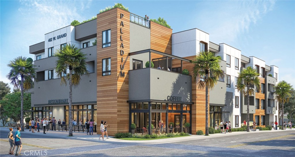 Here is your chance to become part of the first of many of the signature series developments by Coastal Community Builders. The Palladium is the epitome of coastal luxury with its modern design and will be changing the shape of the entrance to Grover Beach. This ground floor commercial condo is prime location for restaurants, coffee shops and various retail uses, and will feature a 273 SF private patio. Patio cost is $1.50 Gross PSF. Unit will be delivered as a cold shell. The Pallidum will feature 37 luxury condos with ocean views and an amazing rooftop deck. Directly across the street, the Encore development is underway and will feature another 59 luxury condos and an additional 6,900 SF of commercial space that will be coming available soon. Don’t miss this opportunity be part of this growing vibrant downtown that will soon become Grover Beach’s restaurant row. Offering $100 PSF in TI Allowance.