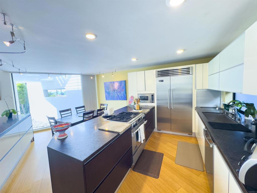 Must see this spacious and lovely contemporary Batter Kay home located in the heart of Del Mar village. This 3 bedroom fully furnished home has ocean views from the living room and kitchen, all bedrooms and panoramic ocean views from upper deck. Each bedroom has a balcony to enjoy views and quiet private space. Home features beautiful bamboo floors, furnished tastefully with comfort in mind. German, Italian finishes and a gorgeous Kitchen with Viking appliances. Updated bathrooms, towel warmer in primary bath and grab bars for safety. Large backyard and patio spaces with BBQ and lovely landscaping. The perfect place to relax, enjoy nature in a peaceful space. Excellent location allows short walks to village shops, restaurants and to the beach. Town Oceanview terrace is across the street as is the weekly Saturday afternoon Del Mar Farmer's market. 3D Tour does not include basement level which has 1 full bath and laundry. SORRY NO PETS Rental is available 04/15/2025 until 5/25/2025 and 07/01/2025-12/15/2025 Minimum 1 week rental is possible but Rent will be prorated at $12,000 per month and utilities included. $200 Cleaning fee at move out for all rentals. Maximum term for rental is 2 months. Owner pays for trash and weekly landscaping. On leases less than 30 days, $3000 security deposit due at signing of lease, balance of full payment due 5 days before move in. For lease more than 30 days, $5000 security deposit is due at signing of lease and First month rent due at move in and due monthly. Home available for occupancy April 15th, 2025.