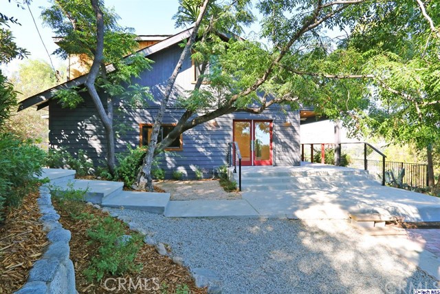 SOLD before processing. Discretely tucked away in a lush and magical garden-like setting, this absolutely charming 3 bed 3 1/2 bath, Mount Washington retreat will steal your heart from the moment you enter! It offers the rare combination of a fantastic central location, total privacy & seclusion and inspiring canyon and city light views. The interior has been beautifully reimagined with careful and artistic attention to detail and boasts designer finishes throughout a fantastic layout! Barn doors in kitchen were hand painted and designed by local artist, Aimee Kuester! This is the one.