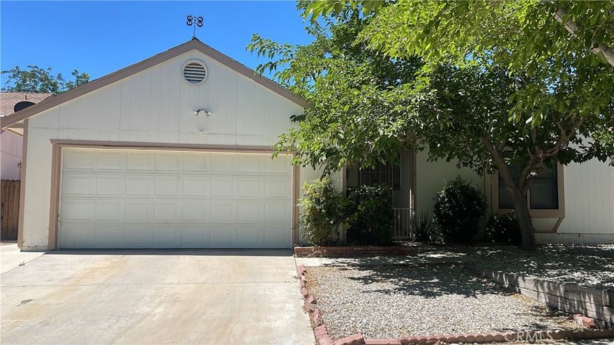 Nestled on a spacious lot of over 7,800 sqft, this inviting 3-bedroom, 2-bathroom home offers 1,810 sqft of comfortable living space. A highlight of this residence is its expansive backyard, providing ample room for outdoor activities and future landscaping projects. Inside, the home features a convenient 2-car attached garage and boasts newer A/C, along with stylish laminated and tile flooring throughout. Additionally, a sizable bonus room enhances the living space, offering flexibility for use as an office, playroom, or extra entertainment area. Perfectly blending modern comforts with potential for personalization, this property presents an ideal opportunity for those seeking a well-appointed home in a desirable neighborhood in Lancaster.



This house is eligible for a one percent down payment with no mortgage insurance (subject to loan approval). Ask your lender about it.