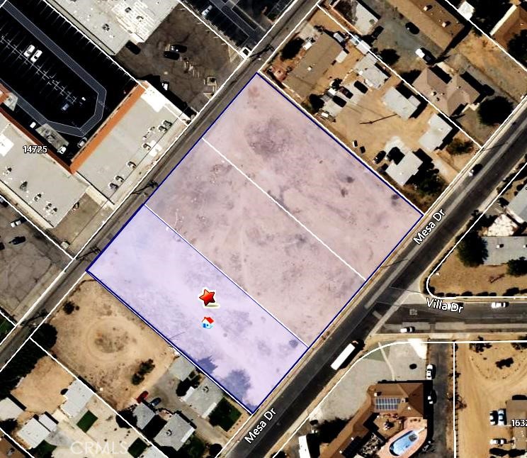 1.8 Acres Multi-Family. Land is located on Mesa where Villa Dr dead ends in Victorville. Property does come with expired approved site plans for 28 Units. Located less than 2 miles east of the I-15 Freeway. Surrounded by shopping and eateries such as Winco, Stater Brothers Market, Target, Food4less, Cosco, 99 Cent Store, Big Lots, Walgreens, Carls Jr, Panda Express, In-N-Out, Waba Grill, Jack in the Box, Subway, Farmer Brothers, Papa John's Pizza, Del Taco and many others. Property is zoned R3 (Multi-Family, Residential) also good for Apartments. The High Desert is now the future home of the recently approved High Speed Train form Apple Valley to Las Vegas, including their Maintenance Facilities. Over the course of the next three years, the project is expected to bring over 10,000 jobs and increase housing needs and boost the economy of the High Desert. Engineering work is already in process to connect the High Desert to Los Angeles and Palmdale/Lancaster. Their are 3 parcels included in this acerage. Each parcel is 25,000 sq ft. (Parcel # 0477-201-06, 0477-201-07, 0477-201-08.) This is Prime Land so make this Opportunity Yours today! You can call the City to verify all above information.