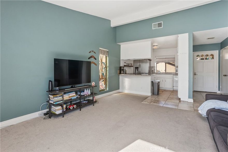 A well thought out oasis with golf course views directly from the balcony. The community of Pala Mesa provides resort style living while maintaining close proximity to freeways. Situated between Oceanside and Temecula, this location is one that can't be beat. This community features amenities like a clubhouse, golf course, a community pool, and plenty of walking grounds. The home is well maintained with upgraded granite counter tops, high floors, stainless steel appliances, and high ceilings. One car garage and plenty of walking trails. In unit laundry for convenience. Enjoy a nice coffee on the walk balcony as if overlooks the golf course and mountain views.