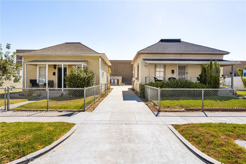 Nestled in the heart of the historic Old Towne Orange, the properties at 171 & 177 N. Cypress Street offer an opportunity fantastic opportunity to transform these two homes into a retail/restaurant/office type use. Both of these homes were built in the early 1900's. The home at 171 N. Cypress Street spans 938 sq ft and sits on a generous 7,260 sq ft lot. and features 4 separate rooms and 1.5 bathrooms as well a kitchen area. The spacious lot offers room for outdoor activities and parking. The historical charm is evident in its original features, yet it has been well-maintained to meet contemporary standards. The home at 177 N. Cypress Street, Adjacent to its neighbor, provides an additional 802 sq ft and sits on a 4,646 sq ft lot. Also featuring 4 separate rooms, 1 bathroom, and another kitchen area. The property’s historical significance is complemented by its practical layout, making it an ideal choice for those seeking a blend of history and uniqueness. The area around 171 & 177 N. Cypress Street is part of a historic district known for its well-preserved homes and vibrant community atmosphere. Residents enjoy a high walkability score, with easy access to local shops, restaurants, and parks. Public transit options and bike-friendly streets make commuting convenient for this location.