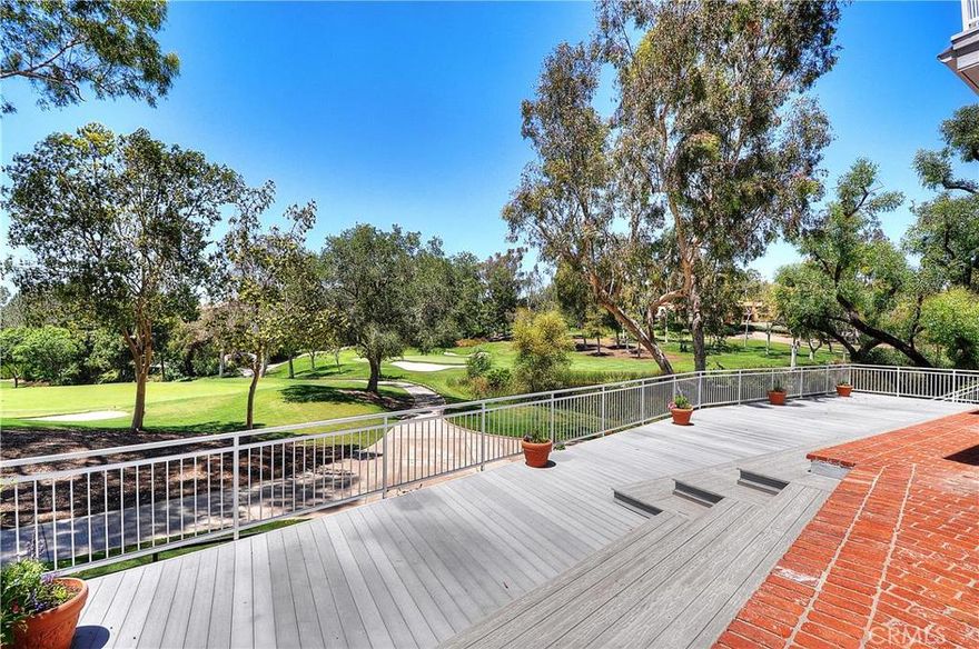 Most Prestigious Address, Location and View in all of Big Canyon. Nearly 200 ft of Golf Course frontage, encompassing 4 holes of Big Canyon Country Club and a lake including 350 yards straight down fairway of hole 6. Home is safely positioned to avoid golf balls. Home was rebuilt from studs in 1995. You won't believe your views. 8,200 SqFt. The downstairs features living and dining room, eat-in kitchen, library, office, family/game room, maid’s quarters, 3 bathrooms, laundry room, elevator, 2 staircases and multiple outdoor retreats. The 2nd floor is conveniently laid out with 4 huge bedrooms with 2 jack and jill bathrooms, an office with a bathroom that could be converted back to a bedroom, a family/play area, and a large master bedroom with huge walk-in closets, massive bathroom, and balcony. End of cul-de-sac. Private, gated driveway. Every golfer in Big Canyon Country Club knows this home. Almost all rooms and bedrooms have views! We also have rendering for a full remodel if interested.