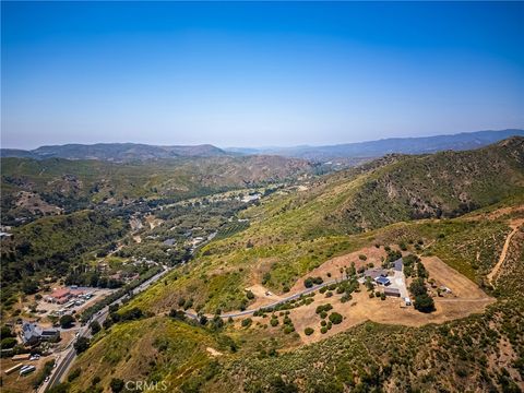 A home in Modjeska Canyon