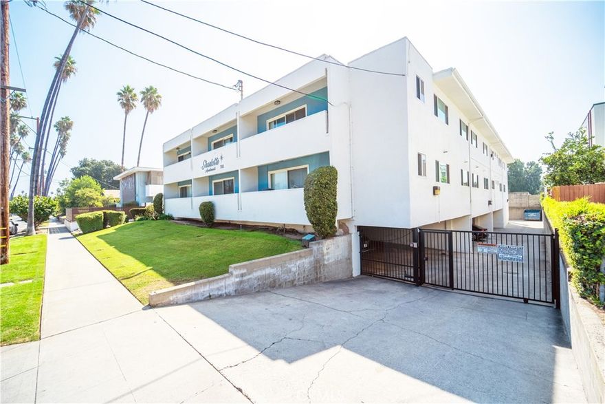 We are pleased to present Sharlotte Apartments, a 16-unit apartment community in Pasadena, CA. This property features an excellent unit mix consisting of majority 2-bedroom 2-bath units with balconies/patios, gated entry, covered parking, individual gas and electric meters, and a sparkling pool. The building has undergone several exterior upgrades such as soft story retrofitting, reinforced balconies & decks, all new windows, new electric panels, and a new roof (2021). The interiors have been tastefully renovated with granite countertops, new cabinetry, stainless steel appliances, recessed LED lighting, laminate wood flooring or new carpet, and upgraded bathrooms. This multigenerational asset has been meticulously maintained throughout ownership and is on the market for the first time in 48 years. With strong in-place rents, the property generates a current cap rate of 5.7%, 7.1% with market rents, offering an investor roughly 20% upside in rental income. This trophy asset is ideal for investors seeking a well-maintained, well-located turnkey asset with upside potential and no differed maintenance.