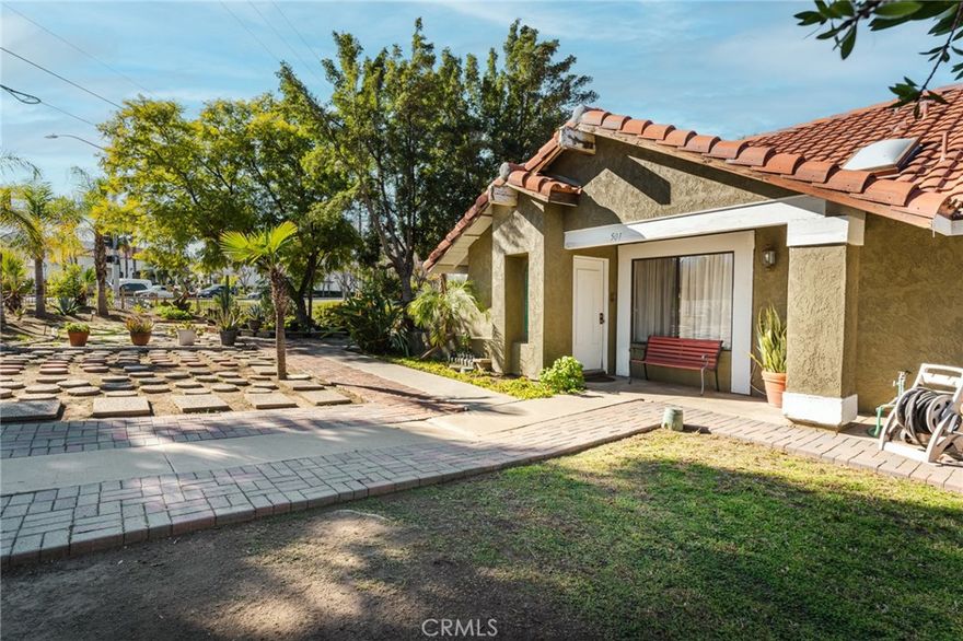 Beautiful single level home in South Corona! This picturesque property offers a large corner lot decorated with beautiful California native plants; the home features 3 bedrooms and 2 bathrooms with approximately 1,700 Sq. Ft. of living space. It is also centrally located with easy access to 15 and 91 Freeways as well as shopping malls and grocery stores.  It has two car attached garage, title roof with newer underlayment and custom interior and exterior paint.  This home is perfect for your first-time home buyer or move up buyers.