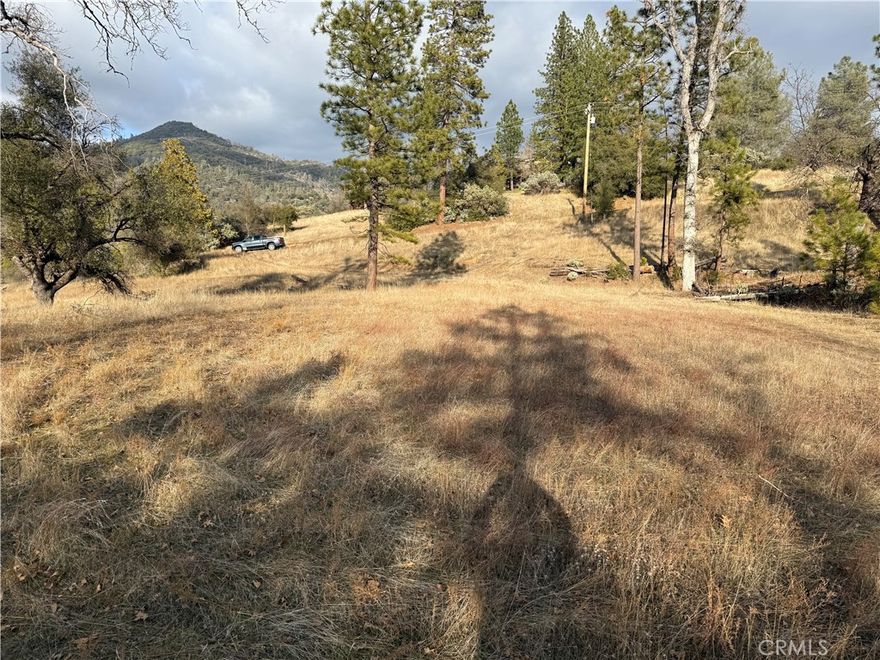 2.7 +- acres with a house pad and shared well. Many trees and views and road frontage for easy access. Owner financing