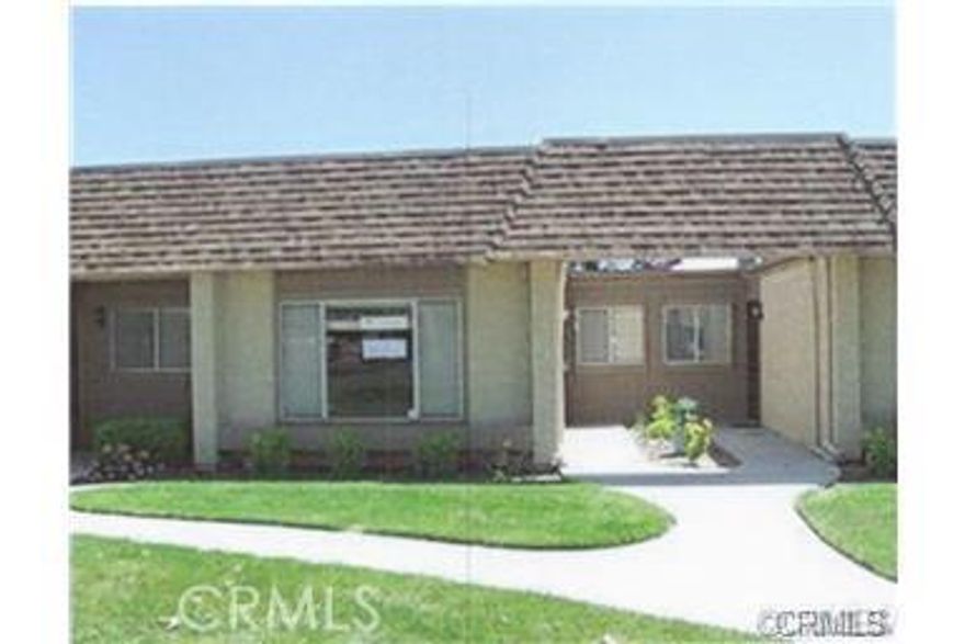 Senior living at it's finest. In the heart of hemet. . Has  two bedroom,  two full bath condo. Brand new carpet throughout. Brand new paint. Ready to move in. Comes with a covered carport for parking. Backyard (gated). Use of pool, jacuzzi and clubhouse . Private mailbox inside secured clubhouse. Must be 55 and over to live here. Unless you need a caretaker. That person would need to provide HOA management with a Dr's letter .Include in HOA is pool ,jacuzzi, water, trash. Brand new granite in kitchen. Both rooms have walk in closets. Patio in backyard is open and nice. Seriously this place is very nice. VERY PEACEFUL.  Less than rent...