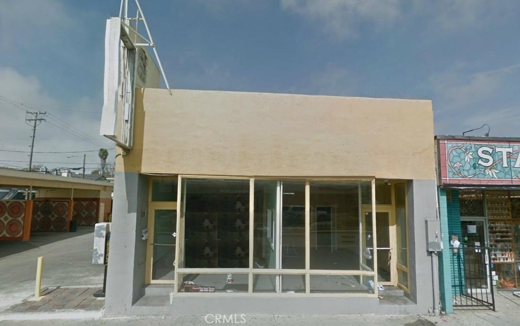 Free standing building with private parking lot.
