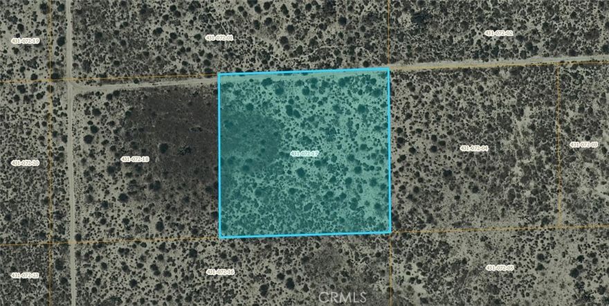 2.5 acres located in Rosamond, Ca. Just a couple miles off the 14 fwy. Enjoy the mountainous views.