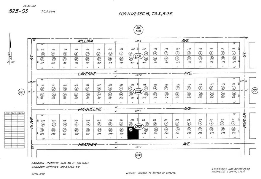 Land for sale, Cabazon Springs.  Look no further! Residential lot located on Heather Road in Cabazon; close to the Cabazon outlets, the Morongo Resort & Casino, and only a short drive away from Palm Springs. Mountain views all around, and close to I-10 access.  Parcel number is 525 033 027.  Lot size is 5,633 and measures 71'x82' Seller willing to consider seller financing if written in offer.  Latitude and longitude coordinates are:  33.916313,-116.763404