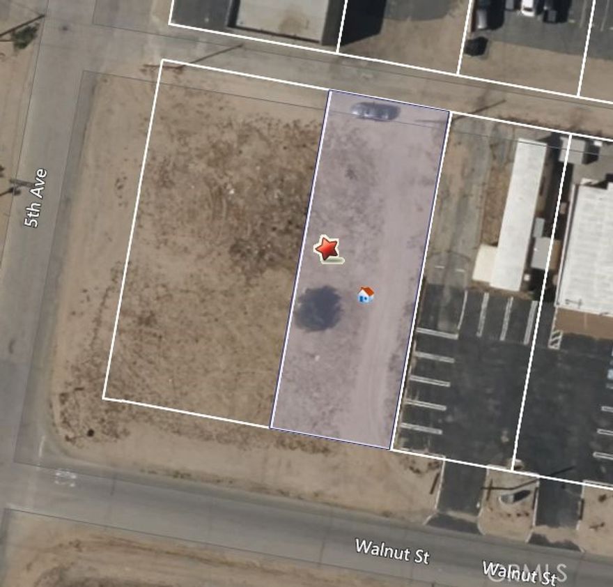 Nice Level Commercial Lot in Hesperia one block off of Main St.