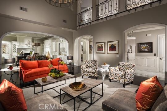 Amazing opportunity to own a masterpiece in the Upper Rancho area. This magnificent Italian Renaissance home is built by Mur-sol Construction and deisnged by Robert Tong. Property features custom finishes, fixtures, beautiful casings, wainscoting, crown molding, and full panel wall treatments. This home is the epitome of grand entertaining. The Gourmet kitchen includes separate sub-zero refrigerator and freezer, wolf range and a separate wok kitchen. Custom home theater features 120 inch screen. The wine room includes hardwood floors, granite wet bar and a separate climate controlled wine cellar. Library features fireplace and built in cabinets. Upstairs offers gym with wet bar and granite counters. The master suite features adjoining sitting area and 2 fireplaces. Relax in the beautiful backyard with custom fountain, pool and spa surrounded by professional landscaping before hiding out in the pool house. Must see for yourself.