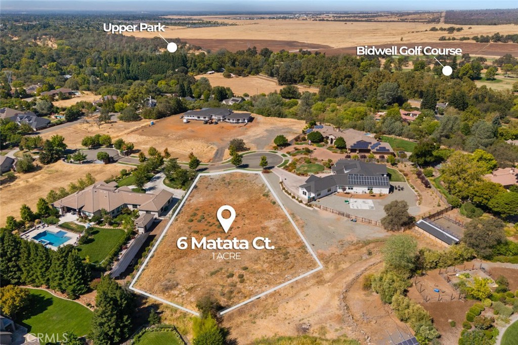 Don't miss this! The last available lot in the subdivision and at the end of the cul-de-sac! Introducing an exceptional opportunity to build your dream home on a stunning 1-acre lot in a serene, gated community near Chico’s most desirable areas. This exclusive property blends luxury and tranquility, perfect for nature lovers and golf enthusiasts. With Upper Bidwell Park, Bidwell Golf Course, and the prestigious Canyon Oaks Golf Course just minutes away, you’ll enjoy the best of both worlds. Situated at the end of a peaceful cul-de-sac, the lot offers accessible utilities and the ideal setting for your custom home. Homes must be single-story with a minimum of 3,000 sqft—don’t miss out!