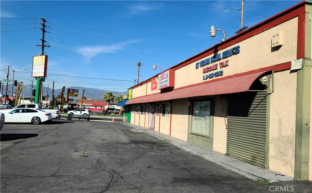 Back to Market!!! PRICE REDUCED Again and Again for a Quick Sale!!! Selling its Location, Location and Location!!!
Excellent Corner Location with a possible Redevelopment opportunity which is located in the SE Corner of a busy Mt. Vernon Ave and Mill St. The building size is 3,104 sq.ft. on lot size 16,500sq.ft. with a ample parking spaces which is opposite side of McDonald's Hamburger on the same Mt. Vernon Ave. This property is for sale first time in the market in 40 years long. Current 3 tenants are using 4 units of the building. Tenant of Unit A (Tax Office) lease is expired and month-to-month lease and Unit B & C leased by one tenant (restaurants) lease to be expired during coming Aug. 2022. The unit D on Mill Street (With Green painted outside) was another restaurant, but it is no tenant now after the unit D was burned out inside only by a
electric shock inside the unit D. The space of unit D is for buyer's choice about the future usage after repair it inside.
There is a good chance of redevelopment/remodeling the property and making a chance of raising the monthly rent income increase to the curent market level. The seller is selling it as "As-Is and In Its Current Condition". It is easy to access to FWY 215 & 10, it also located near from the downtown of San Bernardino City.