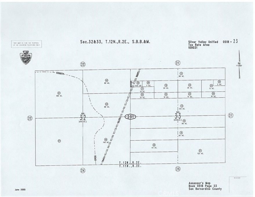 Nice 80-acre parcel with an unknown-condition well. Ideal for camping and off-road vehicles.