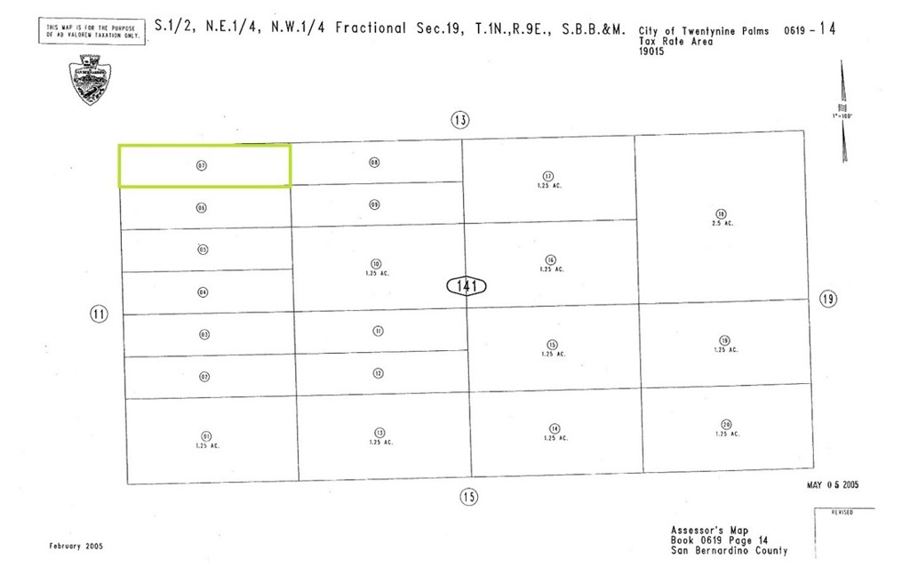 ***Come VIEW and MAKE an OFFER TODAY! Affordable LAND OPPORTUNITY located in the Harmony Acres area of 29 Palms CA. The 0.625 ACRE
PARCEL situated in San Bernardino County, is zoned RS- Single Residential. The RS (Residential) land district provides sites for single-family residential uses, incidental agricultural and recreational uses, as well has many other uses. North of Hwy 62/29 Palms Hwy the property is quietly secluded yet not far from major highways and 10 Freeway. An ideal spot for your own personal ranch or recreation area. Priced at only PENNIES PER SF this is a must see opportunity before it's too late***
