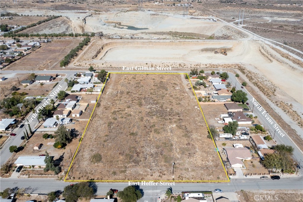 4.83 ACRES OF LAND. READY TO ISSUE PERMIT AS PER CITY OF BANNING. CONTRACTOR OR BUILDER HAVE TO POST A STREET IMPROVEMENT BOND IN ORDER TO FINALIZE PERMIT. PROJECT CONSISTS ON BUILDING 15 SINGLE STORY, SINGLE FAMILY RESIDENCES AND A PROPOSED BASIN FOR THE RUN OFF WATER...UTILITIES AND A NEW STREET HAVE TO BUILD RUNNING ACROSS THE PARCEL AS IS SHOWN ON THE PICTURES PROVIDED...SELLER FINANCING AVAILABLE WITH 20% DOWN PAYMENT...LOT IS LOCATED BETWEEN CHERRY STREET (WEST) AND EVANS STREET (EAST) AND HOFFER (SOUTH) AND GILMAN (NORTH)