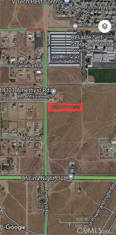 Located just north of Palmdale Rd Commercial Lot on Amethyst Rd and Begonia Rd South East Corner.