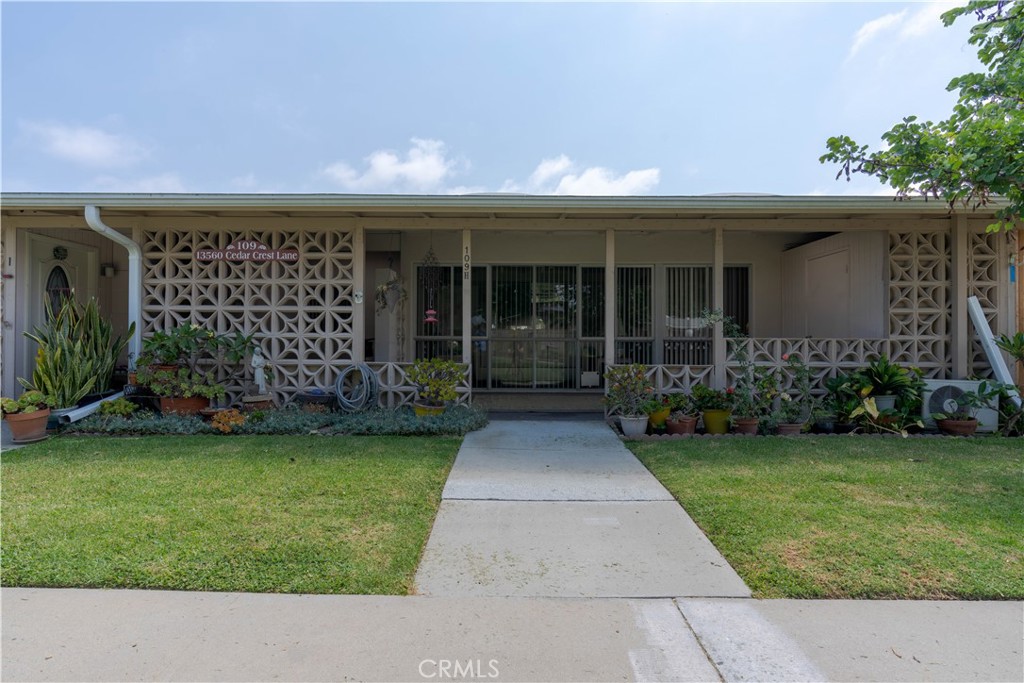 Located in the Heart of the Community on a Gorgeous Greenbelt - Mutual 5 Unit #109H - steps to Downtown amenities: Post Office, Amphitheater, Pharmacy, Medical Center, Clubhouse 6 - Hospitality Center and Gym, Cafe, Pool, and Spa; Private entrance, Original LW Standard 2 Bedroom/1 Bathroom with wrap-around patio, Heat Pump Split for Heating and Cooling, Laminate Floors, Mirrored Kitchen Backsplash, Skylights in Kitchen and Bathroom that open for the fresh ocean air, Solare tube in Bedroom 2, Carpeted Covered Patio with 3 skylights and Storage Closet; Carport 63, Space 23; Coastal Living at it Finest! Active Living 55+ Community