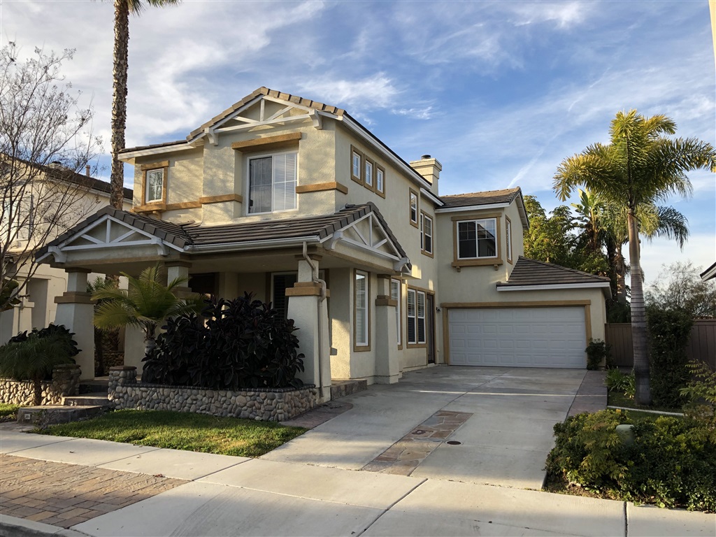 GREAT HOME WITH NORTH VIEWS FROM BACK, PLANTATION SHUTTERS, STONE FLOORS IN FIRST FLOOR AND HARWOOD FLOORS UPSTAIRS, BALCONY OFF MASTER BEDROOM, WALK TO COMMUNITY SWIMMING POOL. GREAT WINDOW COVERINGS, CORIAN COUNTERS IN KITCHEN. Neighborhoods: OTAY RANCH Complex Features: , Sewer: Sewer Connected