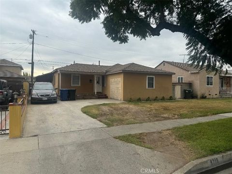 A home in Pico Rivera