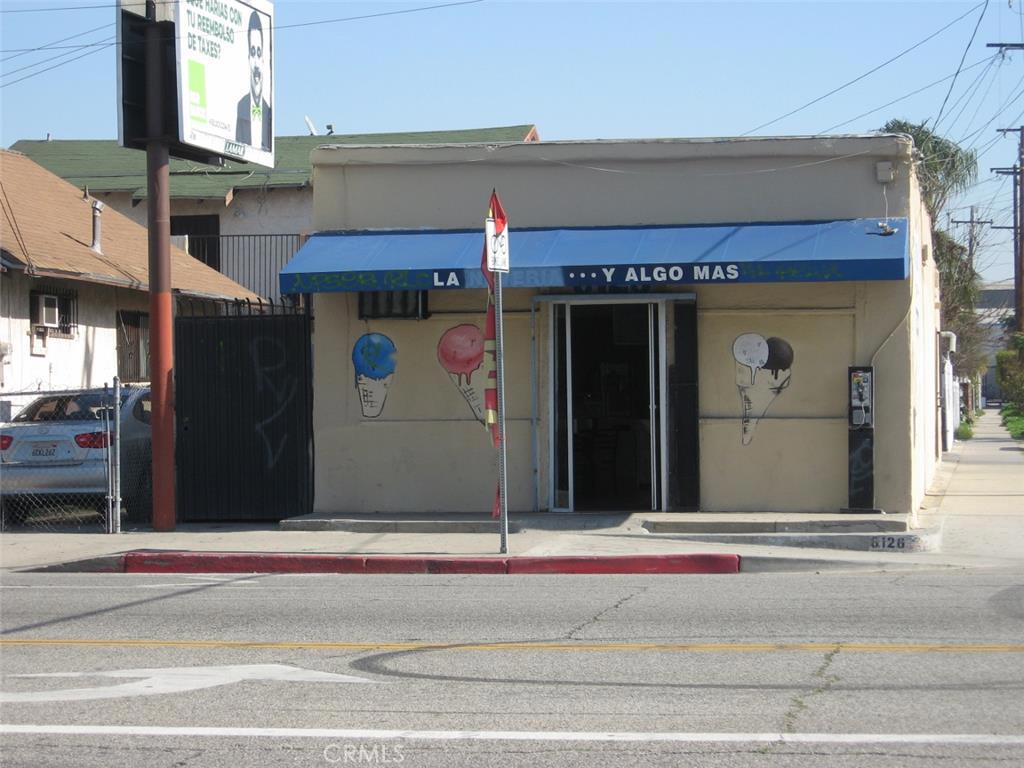 Less than one mile from Huntington Park and 5 miles south of Downtown Los Angeles Art district. Good property to live and work. Store in front with apartment in the back with garage. The tenant of the store pays $1,030 per month and has a lease until 12/31/2016. The rear one bedroom apartment is remodeled and the tenant pays $1,250. There's also additional monthly income of 41.66 from the billboard.