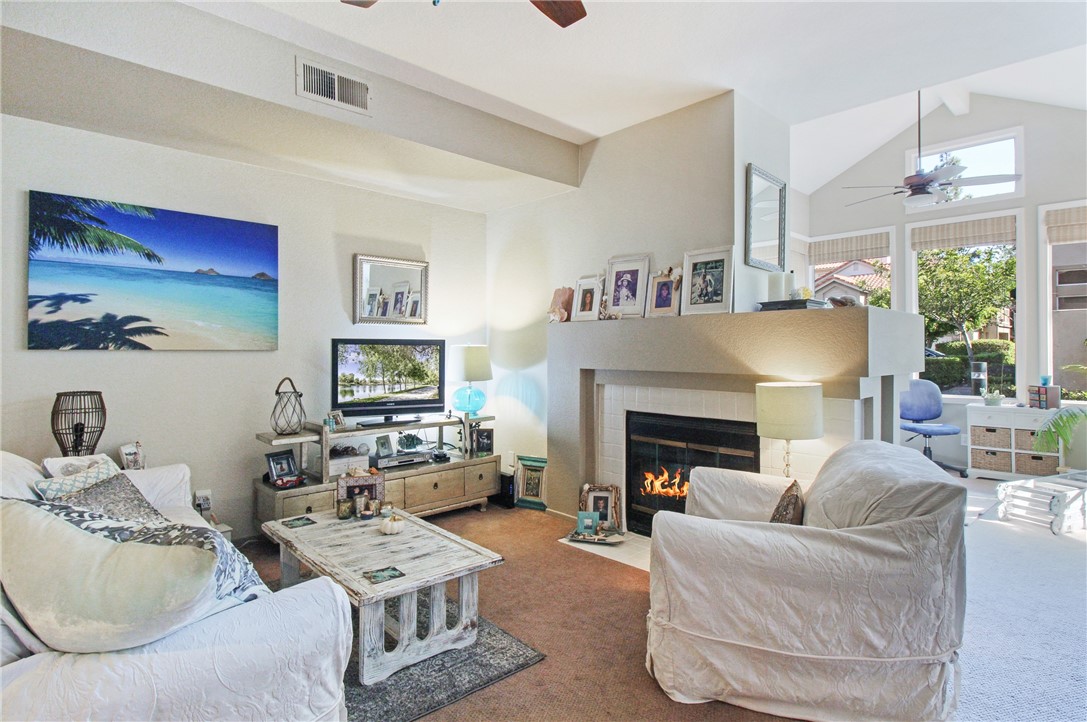 Darling single level 1BR, + bonus room for office or extra bedroom. Cozy living room with fireplace and dining area. Private patio. Direct access to one car garage. Lower level condo located in beach close Palm Court. Beautifully remodeled and truly turnkey! Access to property pool, spa and nearby hiking trails. Great location, close to parks, Restaurants and shopping. MAY consider ONE SMALL pet.