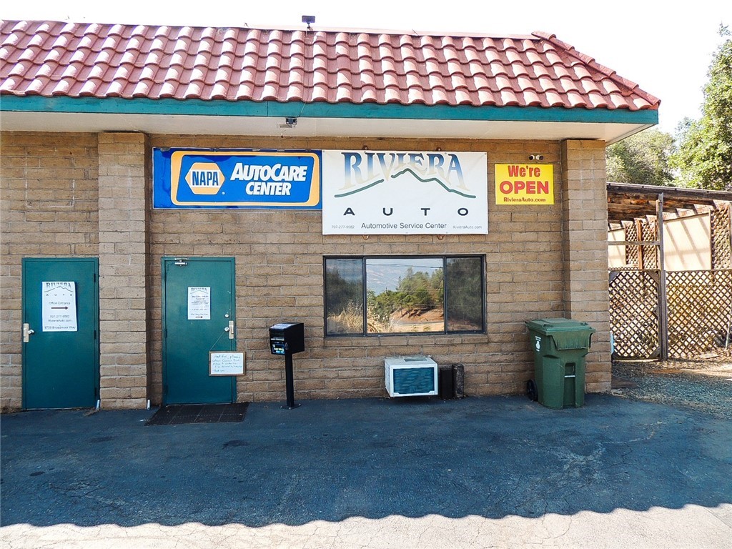 Opportunity Knocks… Ready to be your own boss. Riviera Auto, a 30 year established auto service and repair business, with large customer base in the heart of Lake County is for sale. The sale price includes the business, land, equipment, and building. The building has 3 bays, office, customer lounge and an employee kitchen and lounge area. This is truly a turn-key operation for a new business owner or an established business looking to expand. Located in the Kelseyville Riviera, it is the only auto service and repair shop in the area. Call listing agent for a full equipment list and property brochure. Financials will be provided to qualified buyers.
