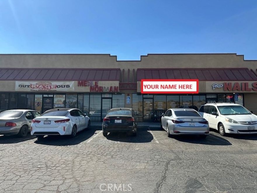 Retail spaces available for lease at the multi tenant Green Tree Plaza. In-line suite 8 (+/-1100 sf). Combined with suite 7 (1,000 sf), maximum contiguous 2,100 sf. Asking rent $1.20/psf + NNN (0.35 psf). Great location. Signalized intersection: Green Tree Blvd. and Hesperia Road.  Street visibility. High traffic count. The Shopping Center is being renovated and re-positioned. The Extension of Green Tree Blvd. from Hesperia Road to Apple Valley Road is now completed.