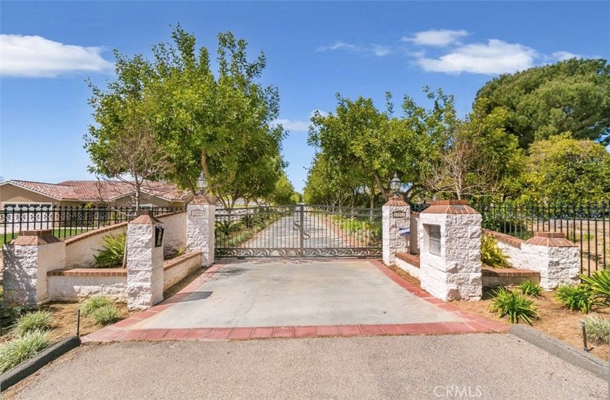 Welcome to the Amazing Summit Crest Dr. A Private Equestrian Family  Estate Perched High up on a Mountain Top. Has a long beautiful private gated driveway leading to the Sprawling Single Story Family Estate. The main house is a Beautiful 6411 Sqft. 3 Large Bedrooms and 4 1/2 Bathrooms. All 3 Bedrooms are oversized with walk in Closets and Private Bathrooms and Each Bedroom has covered patios. The Inside of this Beautiful Home has 2 full Kitchens, a Full Laundry Room with a Sewing Room, a Wine Room that is Temp. Controlled and Holds 900 Bottles of Wine. Long Beautiful Cathedral Lighted Ceilings Throughout. Formal Dining Room and Family Room and Great Room and a Full Bar with Storage Cabinets and Refrigerators and Sinks and Ice Markers everything you need to Entertain your Guest. There is a 6 Car Garage for all your Collector Cars and Trucks and 2 Enclosed RV Garages for RVs or Horse Trailers or more Collector Cars. The Home is Centered in the Middle of 28.22 Acres of Beautiful Land and Beautiful Landscaping and Breathtaking Views Throughout the Property. It Has 7 Horse Corrals and 5 Grazing Areas, a Full Tack Room and a Apartment Bunkhouse and Covered Equipment Storage and Hay Storage and a Horse Workout Area. Has Driveways Throughout and The Property was Created to have Nothing But Privacy. Has One of a Kind Views. this Property has Everything and So much Potential for so Much More. Water, Gas and Electricity is throughout the Complete Property. Lets Make a Appointment for you to see This One Asap. There is 3 APNs for sale -see notes