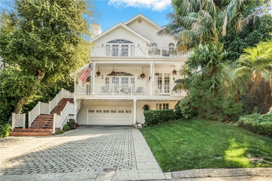 $100-$150K PRICE IMPROVEMENT!!! RANGE PRICED. SELLERS WILL ENTERTAIN AND RESPOND TO ALL OFFERS BETWEEN $1,449-$1,499K. A one-of-a-kind custom masterpiece! With striking curb-appeal, built in 1990, it is located south of Ventura Blvd close to the prestigious Woodland Hills Country Club. The beautiful stamped concrete driveway leads to a classic and most elegant floor plan featuring 4 BD + office, 4.5 BA and over 3,500 sq ft of top quality construction and design. Upon entering, one sees the large and elegant formal dining room which opens to a step-down spacious and magnificent living room with granite fireplace and recessed lighting. Great gourmet kitchen with 3 sinks, granite counter tops, large center island and a cozy dining area with granite fireplace. Upstairs is the fantastic primary bedroom with granite fireplace, cathedral ceilings, huge porch/deck with city lights views. (Majority of rooms open to porch/decking areas.) Adjoining is the perfect primary bathroom with oversized jacuzzi tub, stall shower, vanity area, laundry chute and a plus-size dressing area closet/room. Also on this floor is a study/library that is a joy to behold! There is an additional room adjacent to the garage which can be an exercise room, office or..? It can also be mentioned that there is a bidet in one of the bathrooms and a urinal, yes urinal, in another..