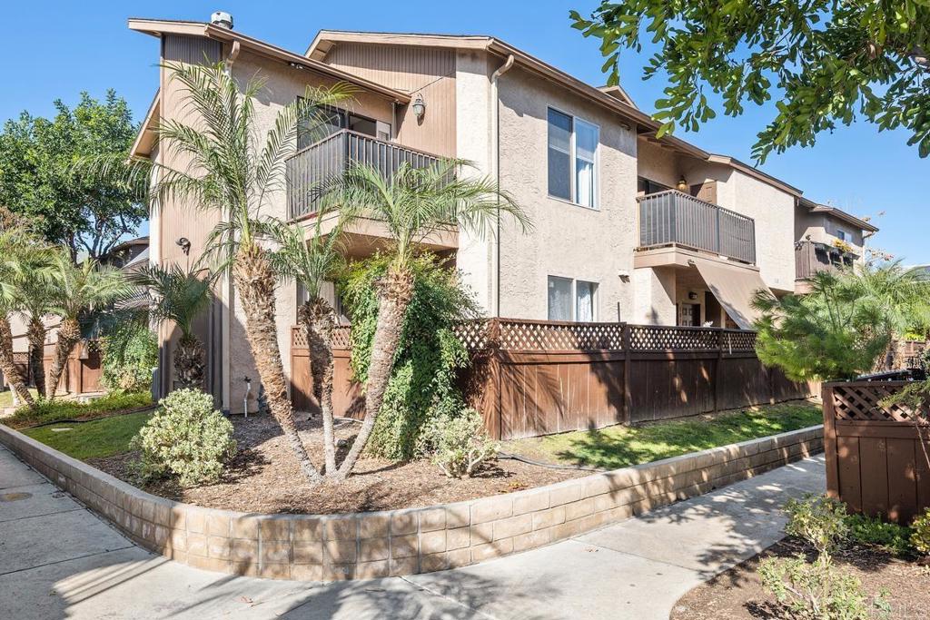 “Opportunity Knocks” for first time home buyer or investor. Sought after gated community in the quaint Stone Canyon complex. Upstairs corner condo offers VIEWS to the pool and mature landscape adorned with palm trees! Plan your next event at the clubhouse with full kitchen adjacent to the pool. Conveniently located close to the heart of Historic Downtown Lakeside! A quick stroll to Lindo Park ES, Tierra Del Sol MS and El Capitan HS. Nearby Lindo Lake and County Park, Cactus County Park, recreation areas, restaurants, convenient freeway access and so much more. Kitchen upgrades include stainless steel appliances, granite counter tops and an abundance of cabinets. Cherry wood laminate floors, 2 spacious bedrooms with closet organizers and in unit stackable washer and dryer. Two private balconies from Living Room and Master Bedroom to relax with your favorite beverage and enjoy views to the pool and lush landscape. Information is believed to be accurate, but shall not be relied upon without verification. Accuracy of square footage, lot size and other information is not guaranteed.