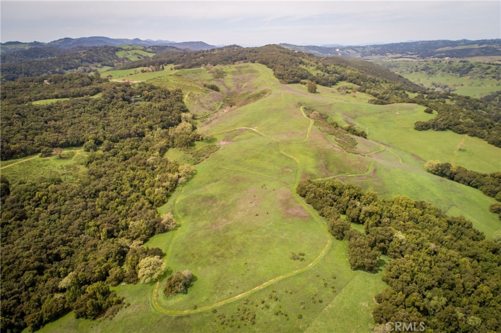 This stunning 365 +/- acre Ranch with 15 certified, underlying parcels located in the prestigious York Mountain area offers incredible and unlimited opportunities to the new owner. Indian Mountain Ranch is located off Highway 46 West, about 9 miles from Paso Robles. The journey to the Ranch begins at the private lower entrance at one end of the old York Mountain Road. Through the secure gate and over the steel bridge that crosses over Paso Robles Creek, the scenic driveway winds its way up through ancient oak and fragrant bay laurel trees to the Indian Mountain Ranch main entrance. As you drive around the property, a peaceful sense of anticipation builds as you take in the stunning vistas of neighboring hills, vineyards, orchards and other Ranches. Spectacular views combined with privacy and tranquility, seemingly in your own world, yet still close to the modern conveniences such as wineries, restaurants, stores and schools. With a moderate, Mediterranean climate, the Ranch is a lush environment for a very diversified array of wildlife and plant life. Jack Creek meanders along the eastern border of the Ranch and is teeming with wildlife. Abundant game including Blacktail deer, turkey, quail and dove make it ideal for a hunting ranch or retreat. The property is suitable for multiple uses including cattle or sheep ranching, growing wine grapes, walnuts and various fruit trees. Due to its location near the Templeton Gap and relatively high elevations, York Mountain area is significantly cooler and wetter than Paso Robles. Indian Mountain Ranch has approximately 326 acres in the York Mountain AVA and about 40 acres in the Templeton Gap AVA. About one half acre of fruit trees are nestled inside a protective deer fence in the heart of the Ranch. In the late 1960’s, the first 24 citrus trees were planted which now include orange, lemon, lime and pomelo. The first six varieties of frost tolerant avocado trees were planted in 2007. There are currently 18 avocado trees, a quince and a loquat tree. The terrain that makes up Indian Mountain Ranch is beautiful and highly diverse, allowing for numerous opportunities. With its 15 certified parcels, plentiful water with 9 wells, miles of access roads, many house/view sites, gorgeous oak-forested areas, open meadows, plantable potential, moderate climate, diverse terrain and incredible views, the future possibilities for this Ranch are truly endless with Indian Mountain Ranch.